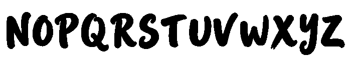 Midnight Pumpkin Script Font UPPERCASE