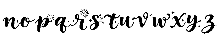Midnight_Revel Font LOWERCASE