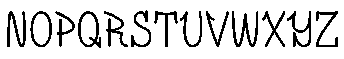 Midnight Ritual Font UPPERCASE