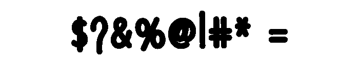 Midnight Scary Font OTHER CHARS