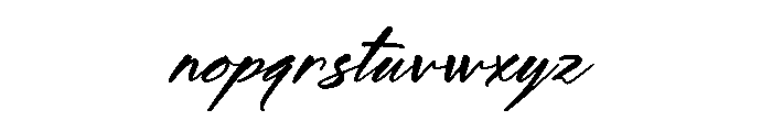 Midnight Sneaker Italic Font LOWERCASE