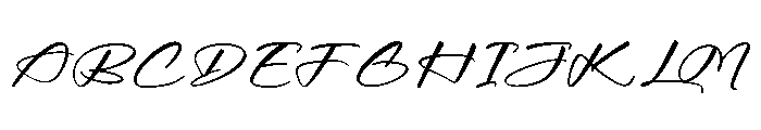 Midnight Sneaker Font UPPERCASE