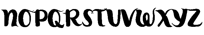 Midnight Swirl Font UPPERCASE