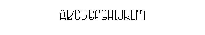 Midnight Tonight Font UPPERCASE