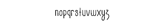 Midnight Tonight Font LOWERCASE