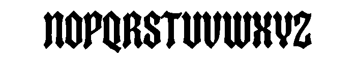 Midnight Vandal Font UPPERCASE