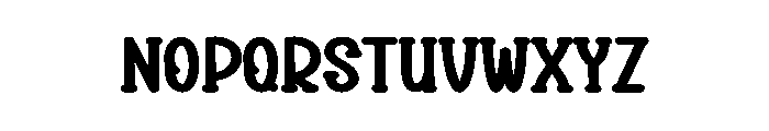 Midnight1 Font LOWERCASE