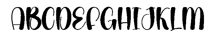 Midnight4 Font UPPERCASE