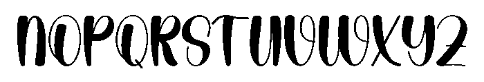 Midnight4 Font LOWERCASE