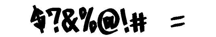 MidnightNotes Font OTHER CHARS
