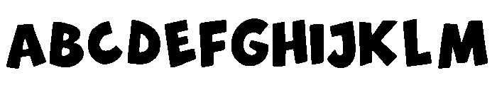 MidnightPumpkin-Sans Font UPPERCASE