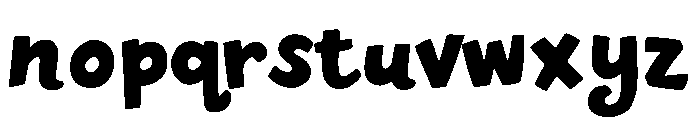MidnightPumpkin-Sans Font LOWERCASE