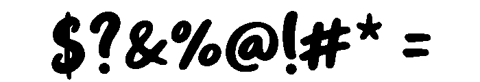 MidnightPumpkin-Script Font OTHER CHARS
