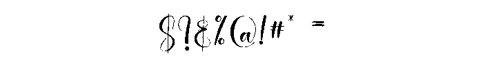 Midnights Font OTHER CHARS