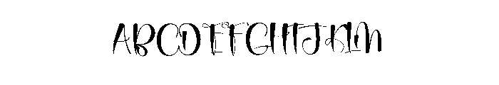 Midnighty Font UPPERCASE