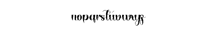 Midnighty Font LOWERCASE