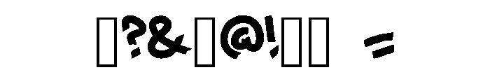Midnil Brush Regular Font OTHER CHARS