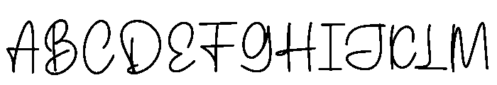 Midose Font UPPERCASE