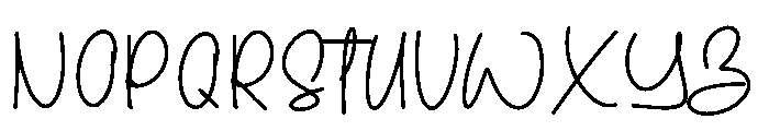 Midose Font UPPERCASE