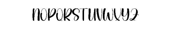 Midrange Font LOWERCASE