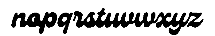 Midwest Story Script Regular Font LOWERCASE