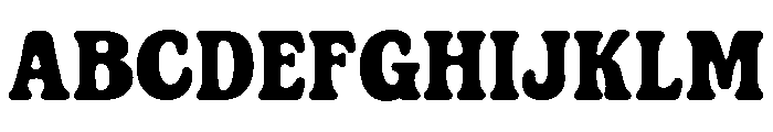 Midwest Story Serif Regular Font UPPERCASE
