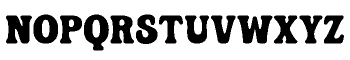 Midwest Story Serif Regular Font UPPERCASE