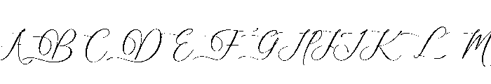 Mielssai Font UPPERCASE