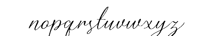 Mielssai Font LOWERCASE