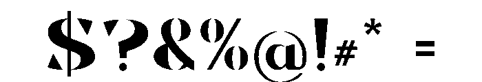 Miffey Font OTHER CHARS