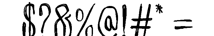 Mifolks Font OTHER CHARS