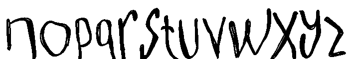 Mifolks Font LOWERCASE