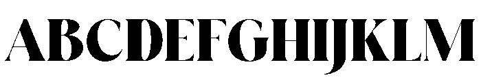 MigheHuntera-Regular Font UPPERCASE