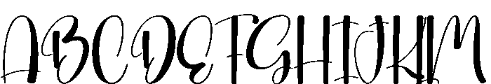 Mightbee Font UPPERCASE