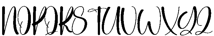 Mightbee Font UPPERCASE
