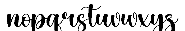 Mightbee Font LOWERCASE
