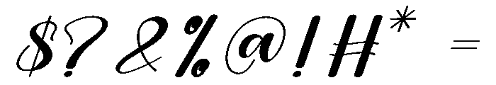 Mightea Font OTHER CHARS