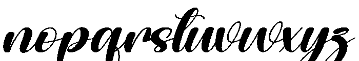 Mightea Font LOWERCASE
