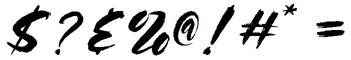 Mightora Font OTHER CHARS