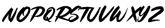 Mightora Font UPPERCASE