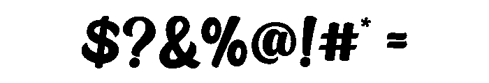 Mighty Alight Font OTHER CHARS
