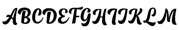 Mighty Alight Font UPPERCASE