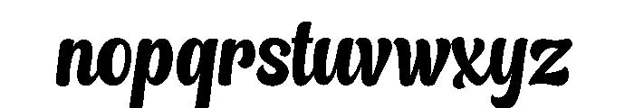 Mighty Alight Font LOWERCASE