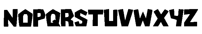 Mighty Crag Regular Font LOWERCASE