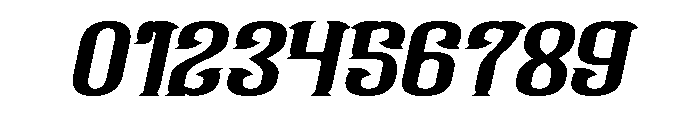 Mighty Hearts Bold Italic Font OTHER CHARS