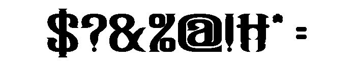 Mighty Hearts Bold Font OTHER CHARS