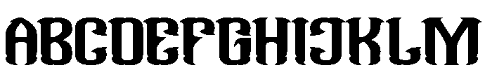 Mighty Hearts Bold Font UPPERCASE