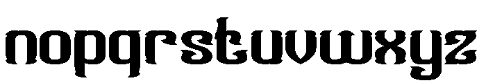 Mighty Hearts Bold Font LOWERCASE