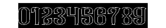Mighty Hearts-Hollow-Inverse Font OTHER CHARS