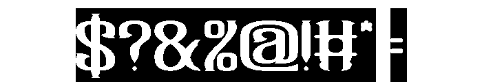 Mighty Hearts-Inverse Font OTHER CHARS